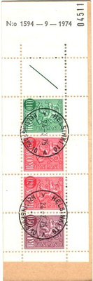 NRO 1594-9-1974 M63 AUTOMAATTIVIHKO TARKISTUSN. ENSIP.LEIMA