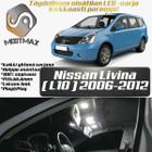 Nissan Livina (L10) Sisätilan LED-sarja 6-osainen - pikkukuva 1