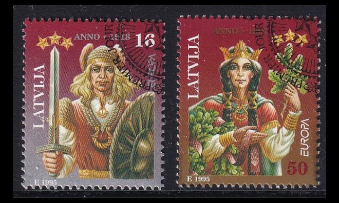 Latvia 414-5 o Europa rauha ja vapaus (1995)