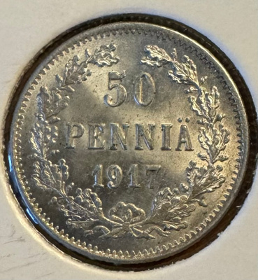 50 p 1917 Kaksoispuristus