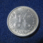 1 markka 1954 - pikkukuva 2