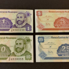 Nicaragua 1, 5, 10, 25 Centavos 1991, P167-P170, UNC - pikkukuva 1