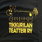 TIKKURILAN TEATTERI RY   t-paita.  koko:M. väri:musta. - pikkukuva 1