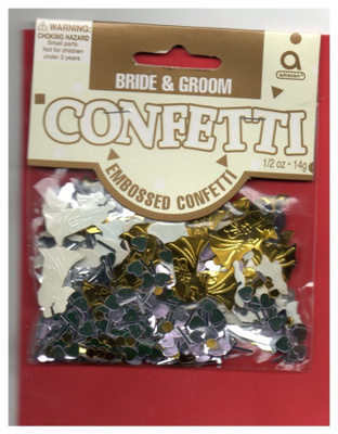 KONFETTEJA °°HÄÄPARI°° /Embossed (Avaamaton pss.14g)