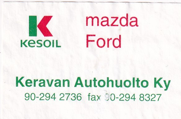 Kerava, Keravan Autohuolto Ky, , Kesoil      s9/2