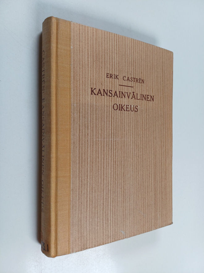 Erik Johannes Sakari Castren : Kansainvälinen oikeus