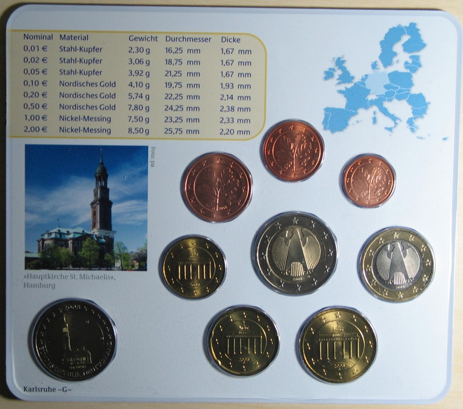 2008 BU rahasarja - Saksa  rahapaja G