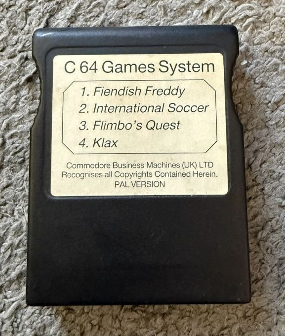 C64 Games System cartridge