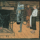 kortti ** Simberg Hugo Salaperäinen tunnelma - erilaisia - pikkukuva 2
