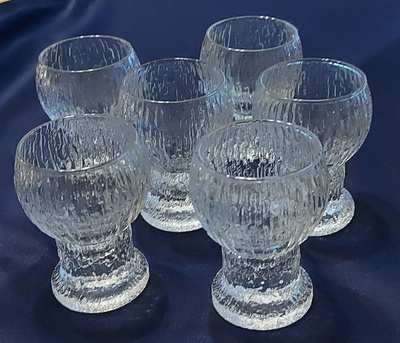 Iittala Kekkerit " Naukku " snapsilasit 6 kpl