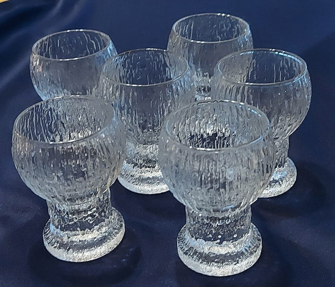 Iittala Kekkerit " Naukku " snapsilasit 6 kpl