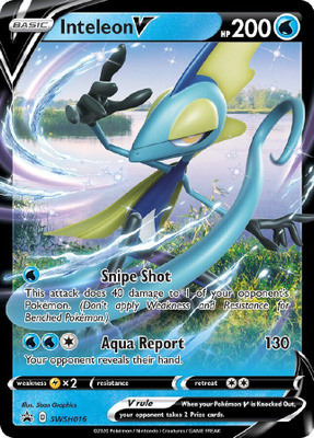 Inteleon V SWSH 016 - Black Star Promo - EX