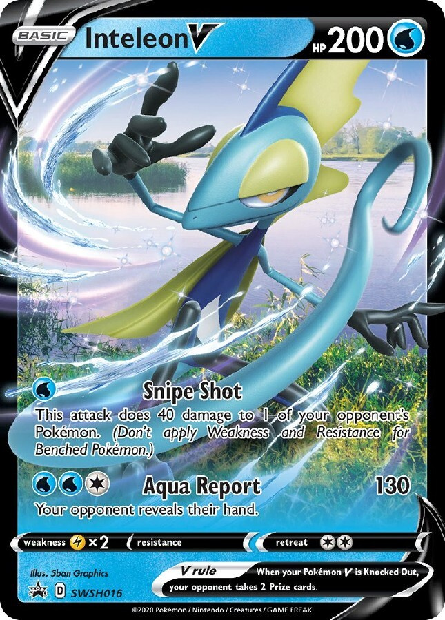 Inteleon V SWSH 016 - Black Star Promo - EX