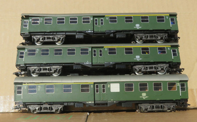 Märklin 3 lähiliikenne matkustajavaunua