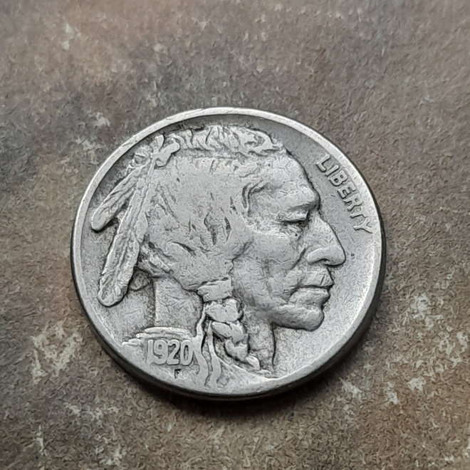 five cents 1920 USA