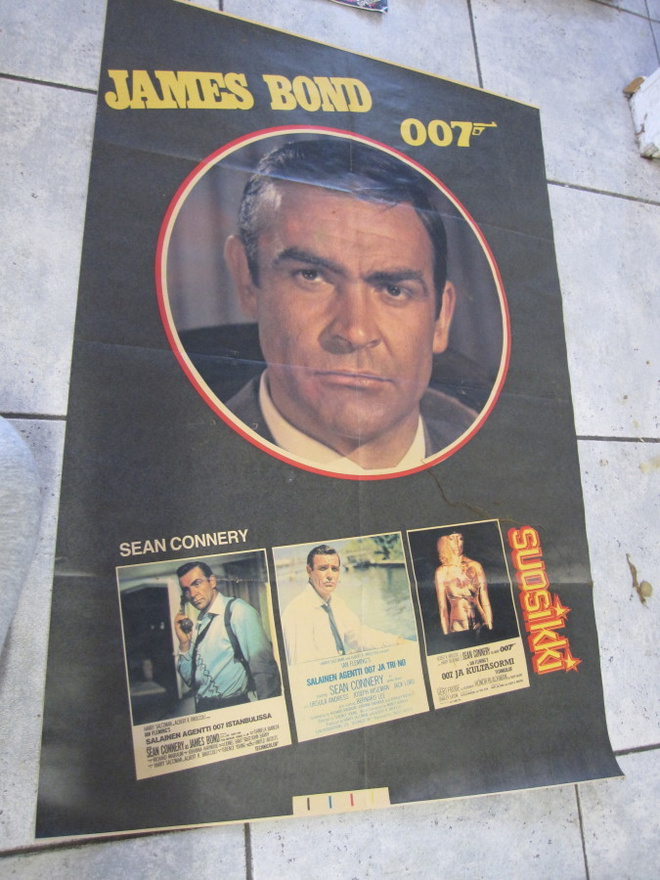 JAMES BOND 007 vanha suosikki juliste