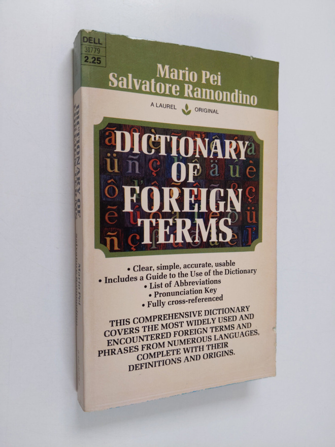Mario Pei ym. : Dictionary of Foreign Terms
