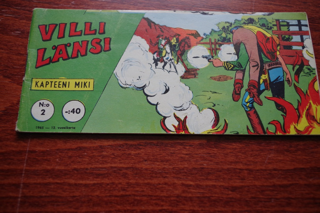 Villi länsi, Kapteeni Miki 2 /1965