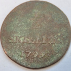 Ruotsi 1/2 skilling 1799 - pikkukuva 1