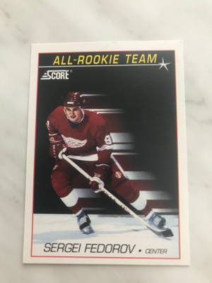 1991-92 Score American Sergei Fedorov #352