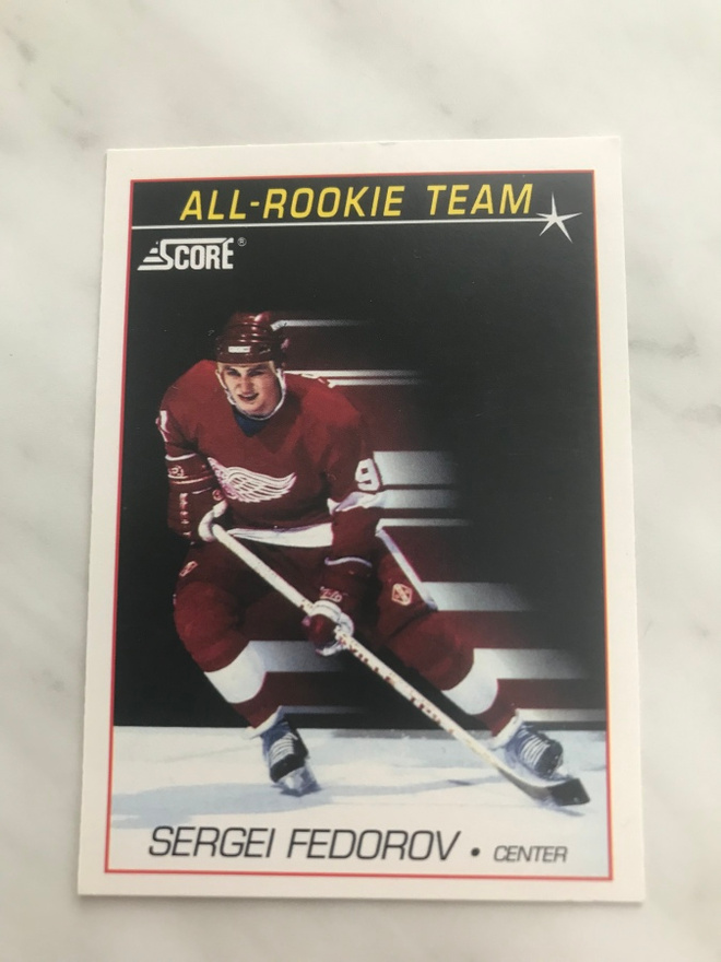 1991-92 Score American Sergei Fedorov #352