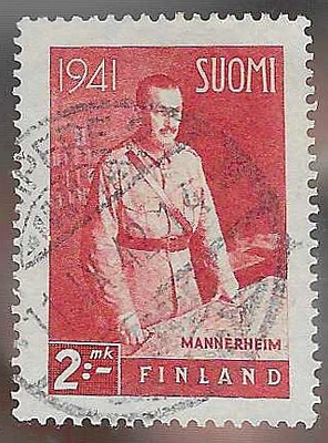 1941 2 MK SOTAMARSALKKA MANNERHEIM TAMPERE 11.IX.42 TOD.HYVÄ