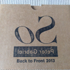 PETER GABRIEL:BACK TO FRONT 2013 18 kpl 2CD - pikkukuva 1