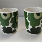 Marimekko Vihreä-musta-valkoinen 60v juhlamukit 2 kpl - pikkukuva 4