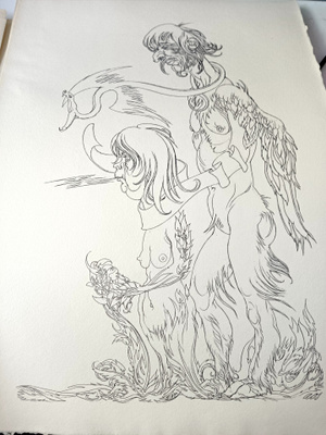 Austin Osman Spare, A Book of Automatic Drawing s. 12