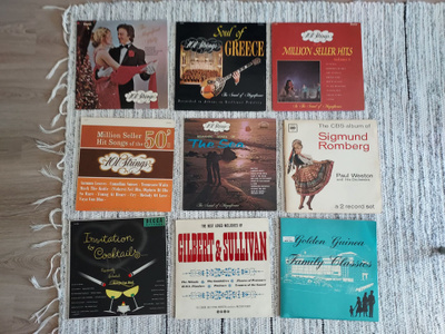 Viihdemusiikki kokoelmat 9 kpl