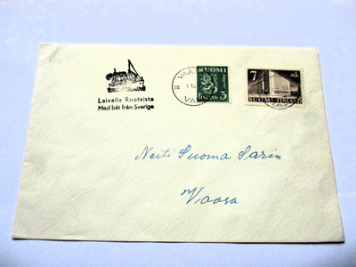 1955 Vaasa + Laivalla Ruotsista