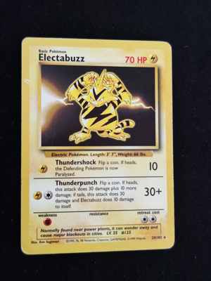 Pokemon Electabuzz Base set 20/102