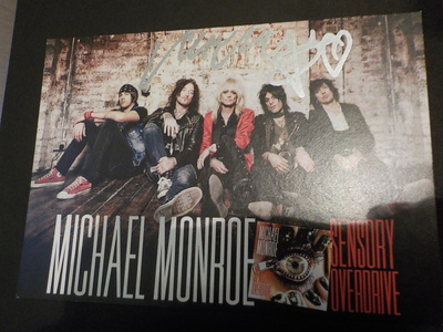 MICHAEL MONROE PROMOKORTTI NIMMARILLA