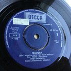 Pasi Kaunisto Isadora  1969 Decca single, keskiöllä - pikkukuva 1