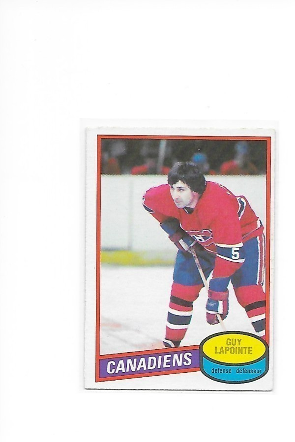 1980-81 OPC #201 Guy Lapointe Montreal Canadiens