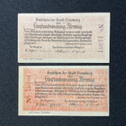 Notgeld der Stadt Flensburg Schleswig & Holstein 1920. 2 kpl - pikkukuva 1