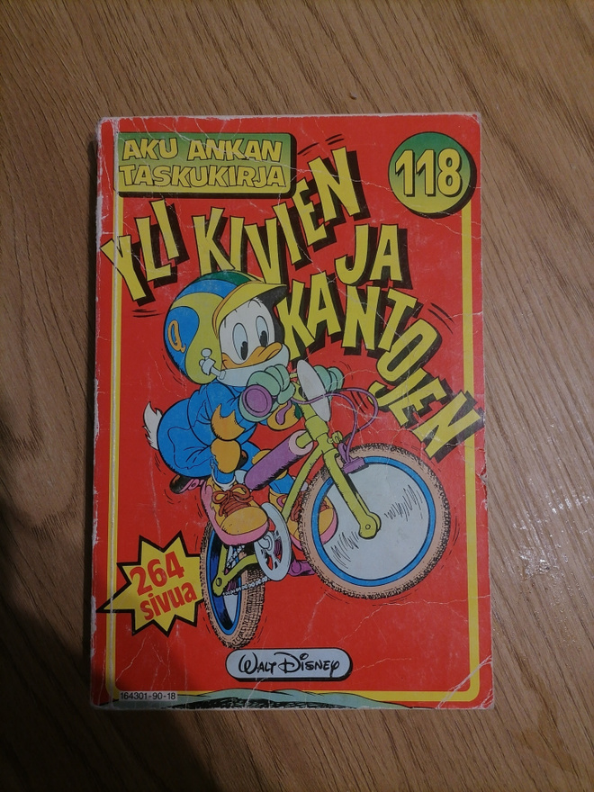 Aku Ankan Taskukirja 118: Yli kivien ja kantojen