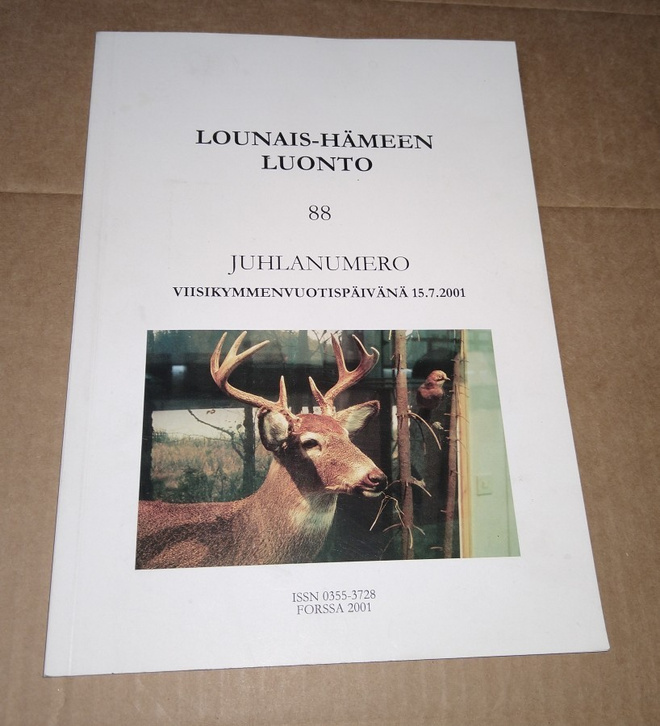 LOUNAIS-HÄMEEN LUONTO 88 JUHLANUMERO 15.7.2001