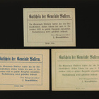 Itävalta Notgeld 10, 20, 50 Heller, Wallern 1920 - pikkukuva 2