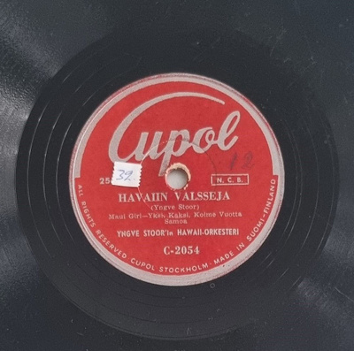 Savikiekko 1952 - Yngve Stoor - Cupol C-2054