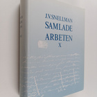 J.V. [Johan Vilhelm] Snellman : Samlade arbeten X : 1861-... - pikkukuva 1