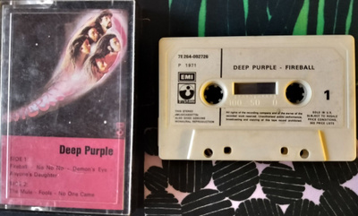 DEEP PURPLE-FIREBALL-Kasetti, EMI, v.1971