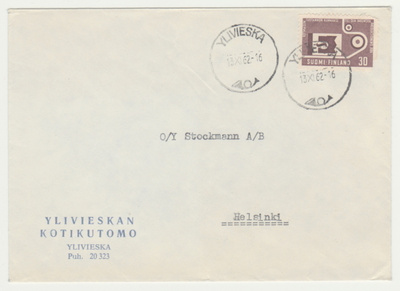 Firmakuori Ylivieska Ylivieskan kotikutomo 1962
