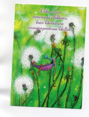 °°LEKOTTELUA AURINGOSSA...°° -KORTTI / KARTO (Kimalle)