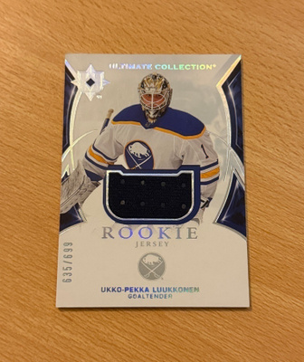2021-22 Ultimate Ukko-Pekka Luukkonen Rookie Jersey /699