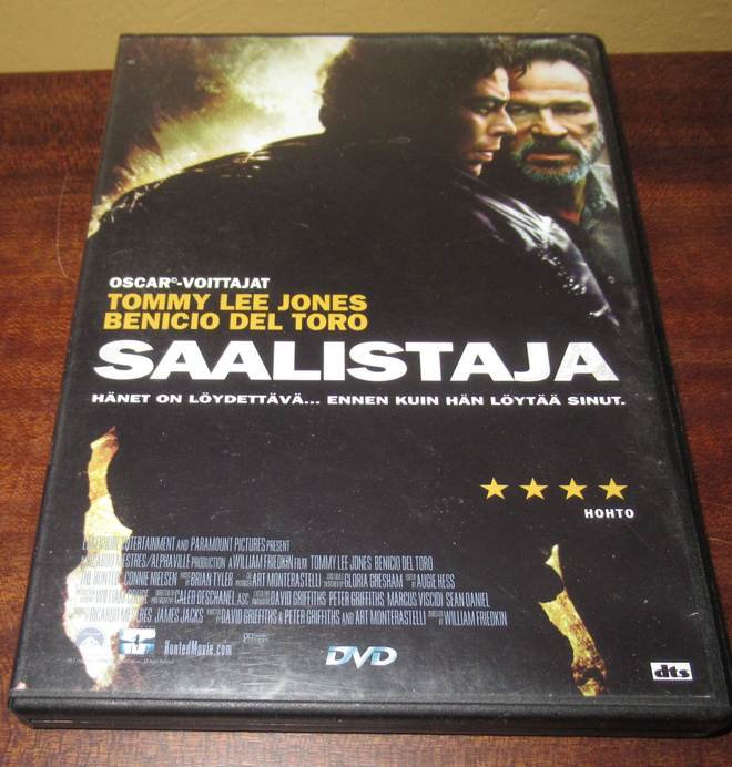 Saalistaja dvd toimintatrilleri