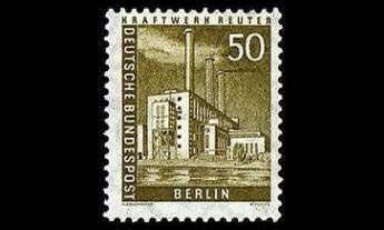 Berlin 150 ** Käyttösarja rakennuksia 50 Pf (1956)