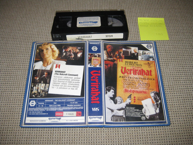 Verirahat-VHS (FIx, Showtime, Michael Caine, 1985)