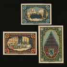 Saksa Notgeld 25, 50, 75 Pfg, Pössneck 1921 - pikkukuva 1