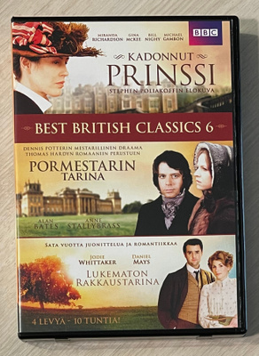Romaaniklassikot (4DVD) 2 minisarjaa + elokuva (UUSI)